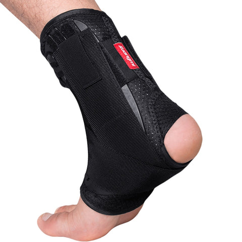 Kuangmi Ankle Brace Support Sports Adjustable Ankle Straps Foot Stabilizer Orthosis Football Compression Ankle Socks Protector